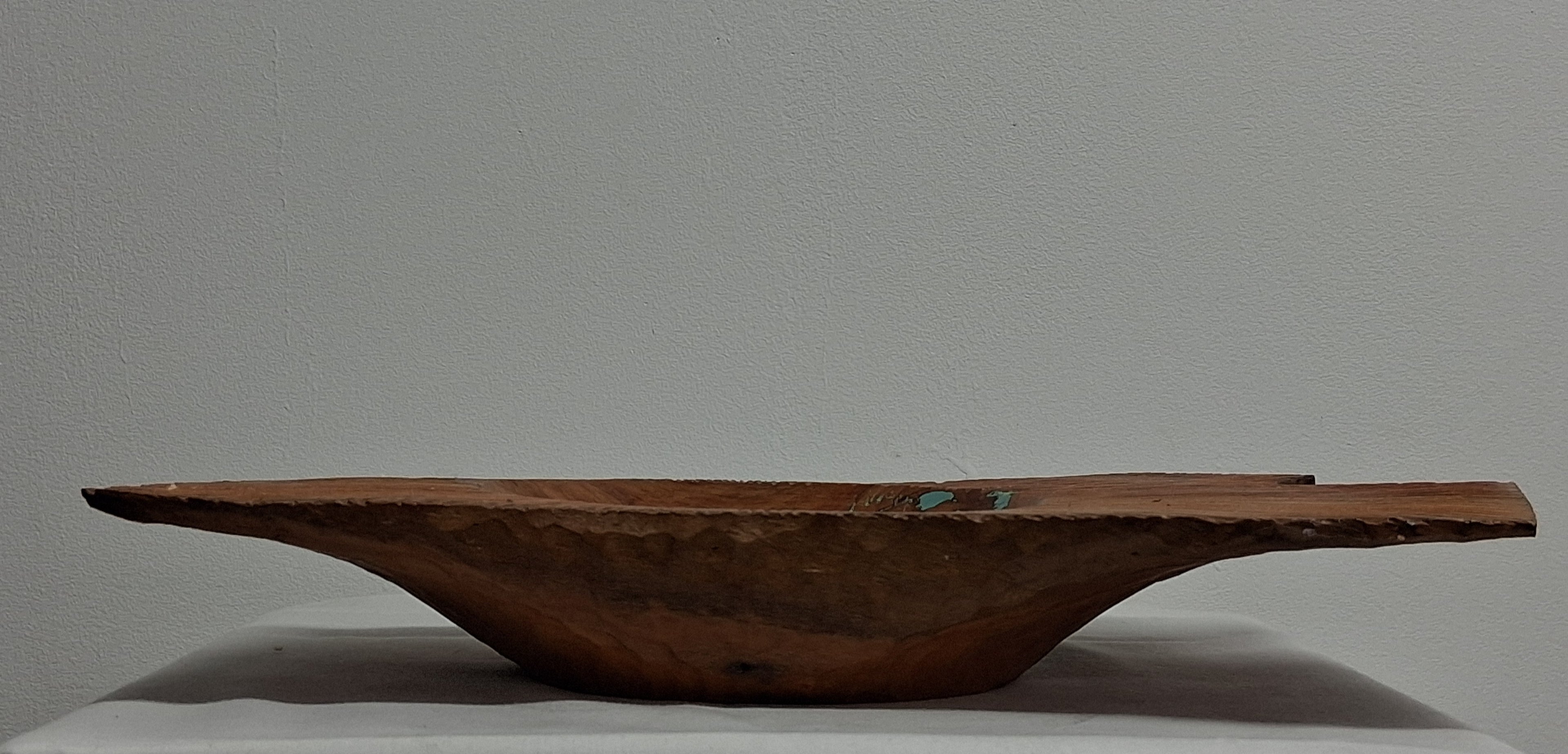 Cherry Crotch Winged Bowl with Hand Carved Teture