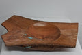 Cherry Crotch Winged Bowl with Hand Carved Teture