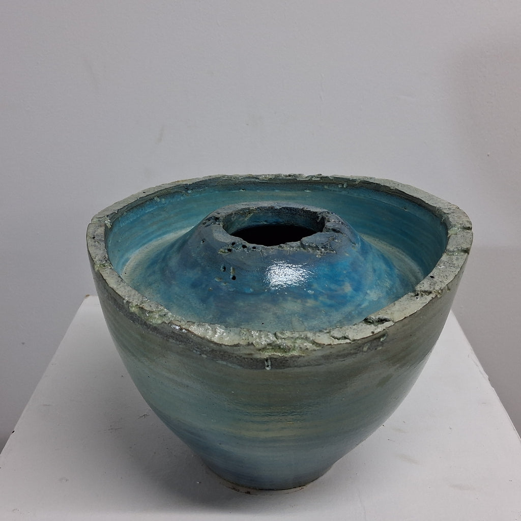 Coloured Native Ash Live Edge Winged Hollow Form