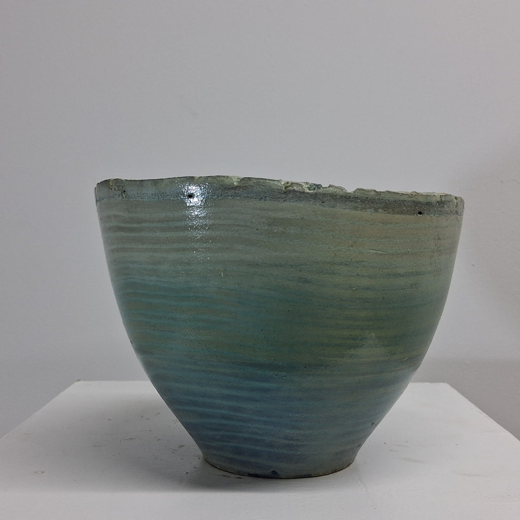 Coloured Native Ash Live Edge Winged Hollow Form