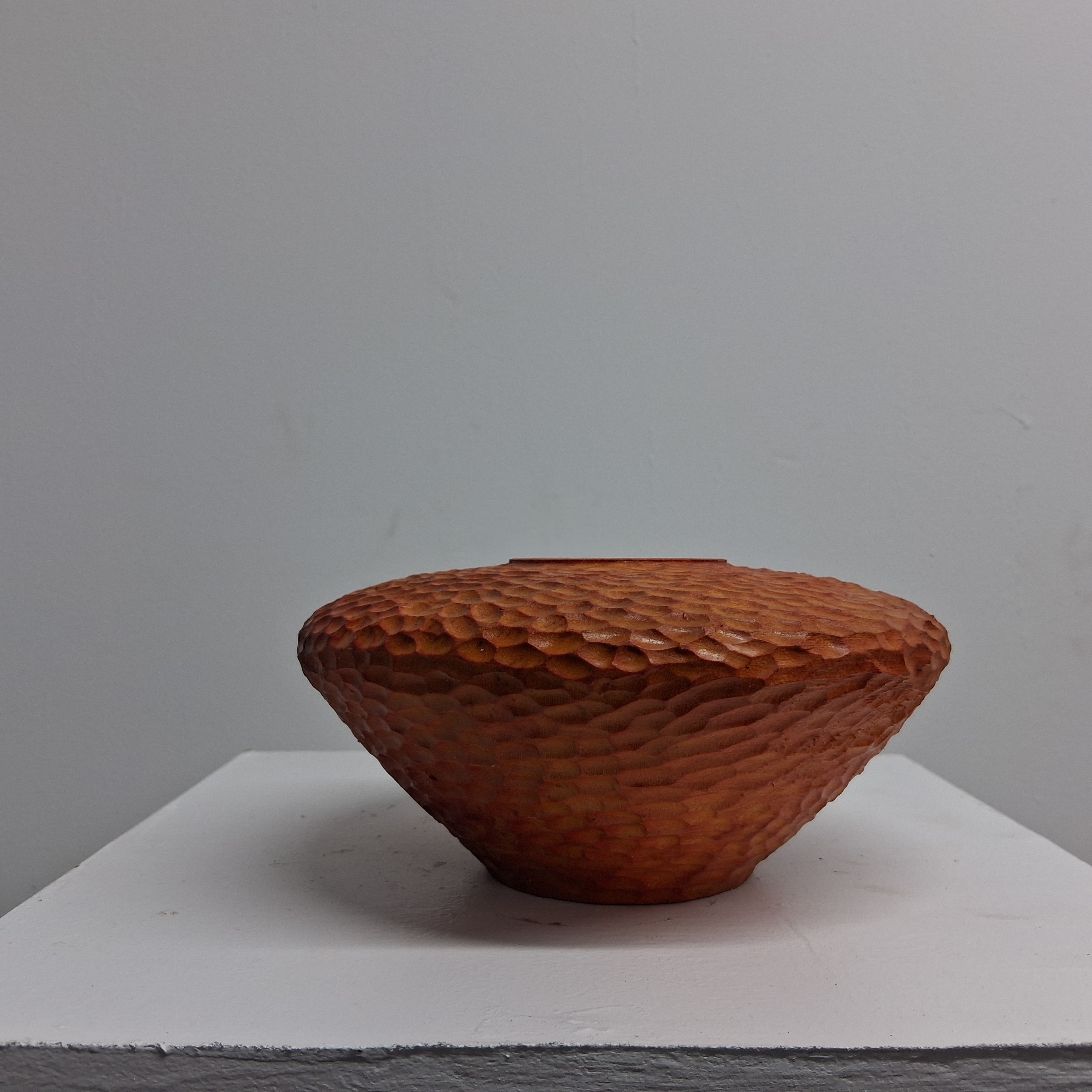 Hand-carved Coloured Sycamore Hollow Form