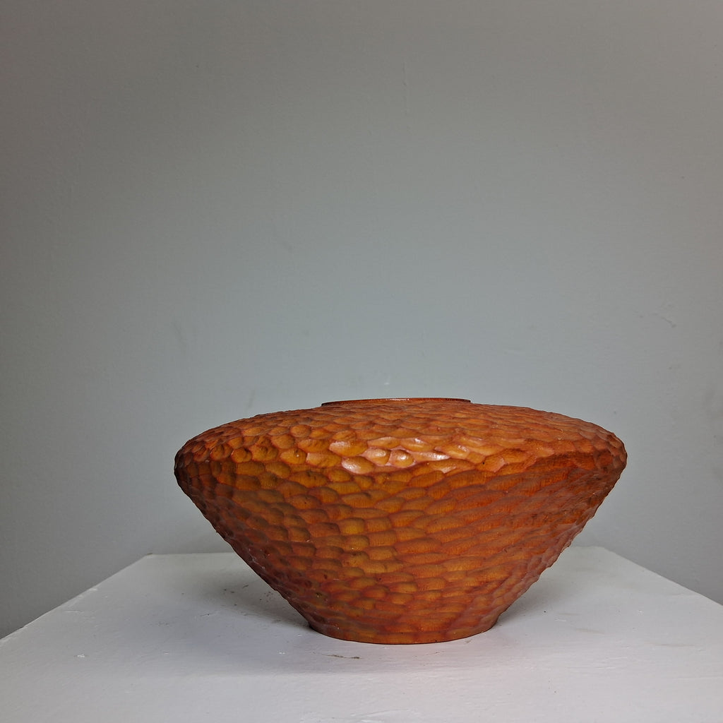 Hand-carved Coloured Sycamore Hollow Form