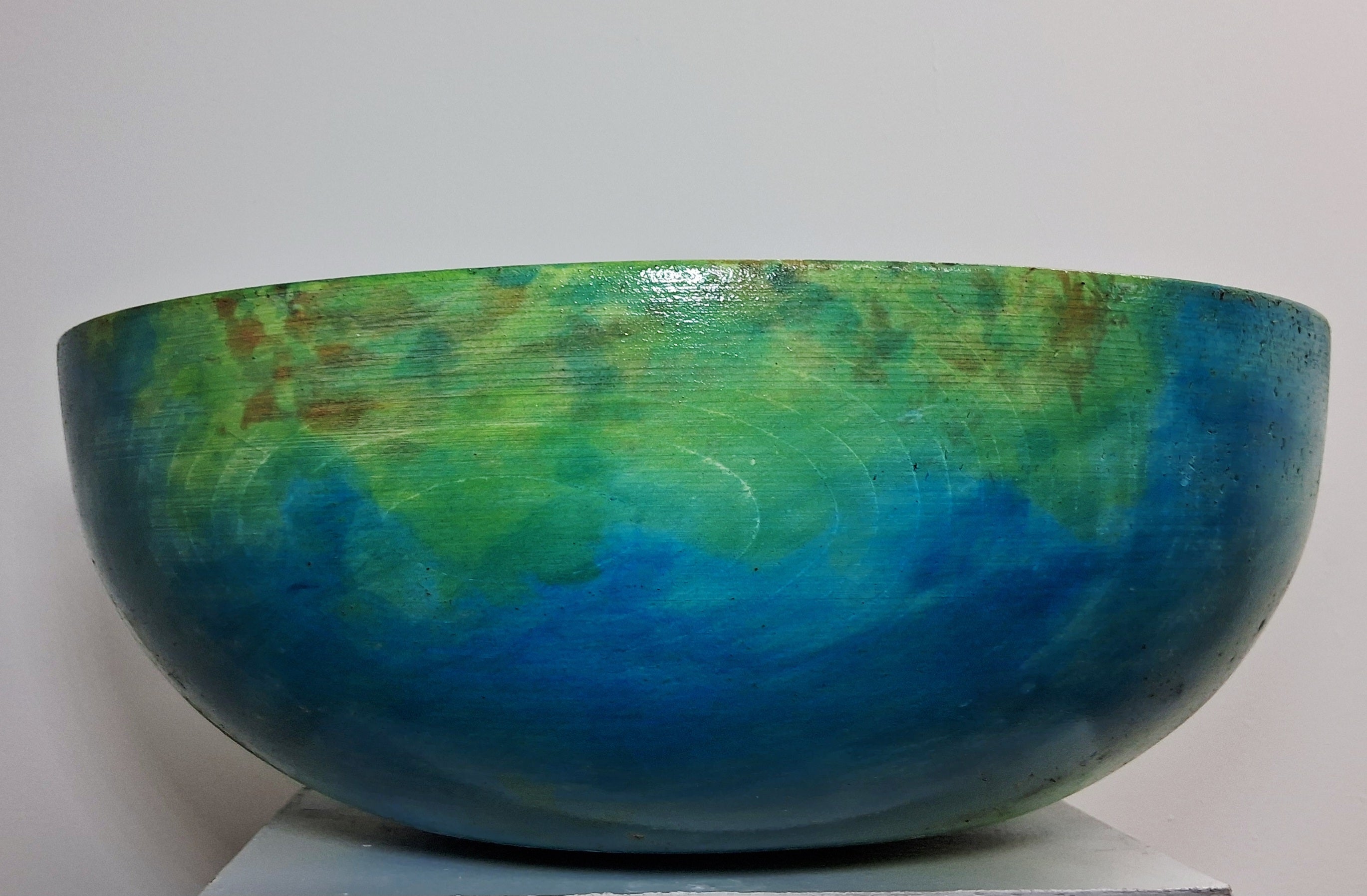 Coloured Spalted Horse Chestnut Bowl