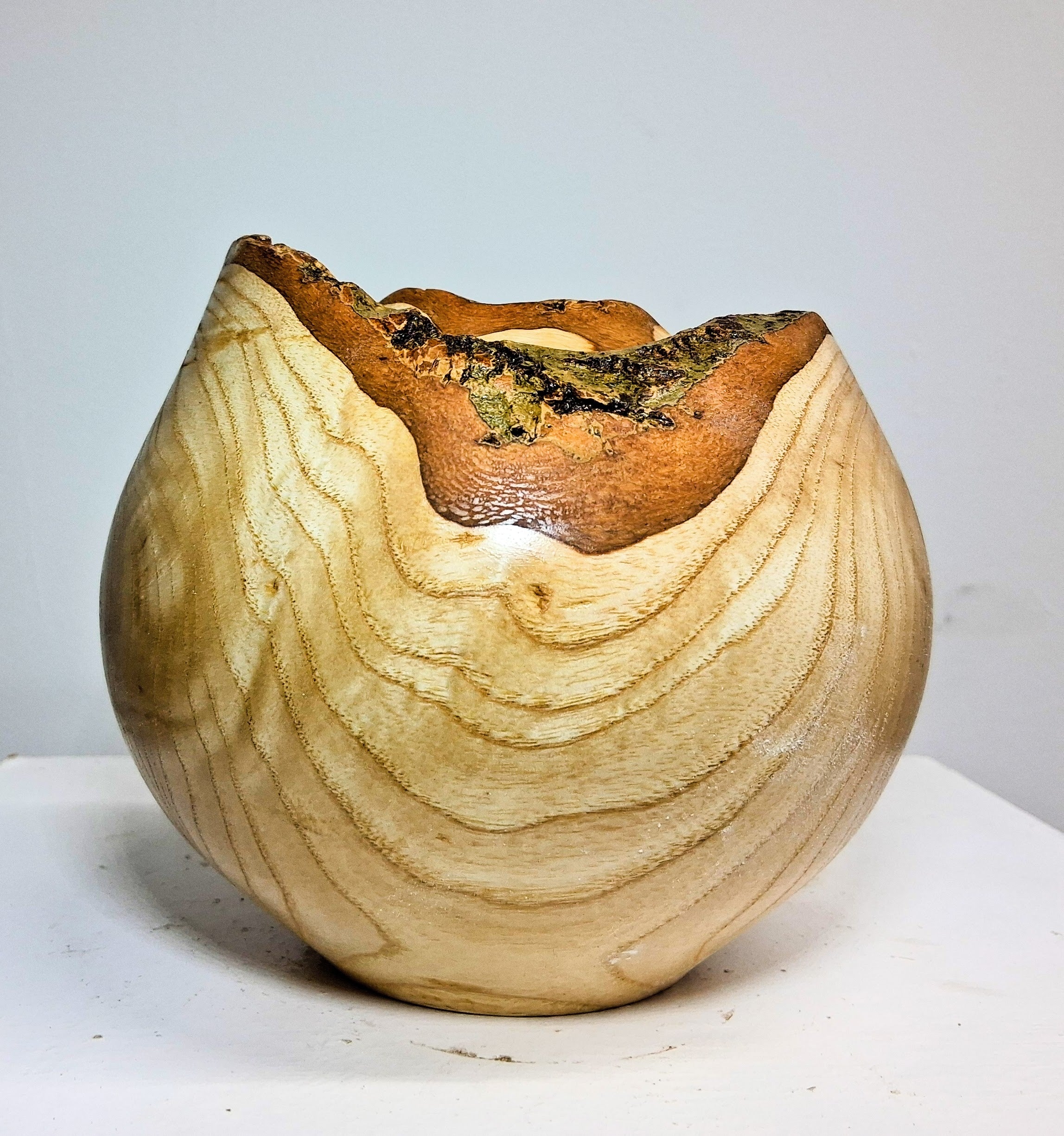Olive Ash Hollow Form Pot