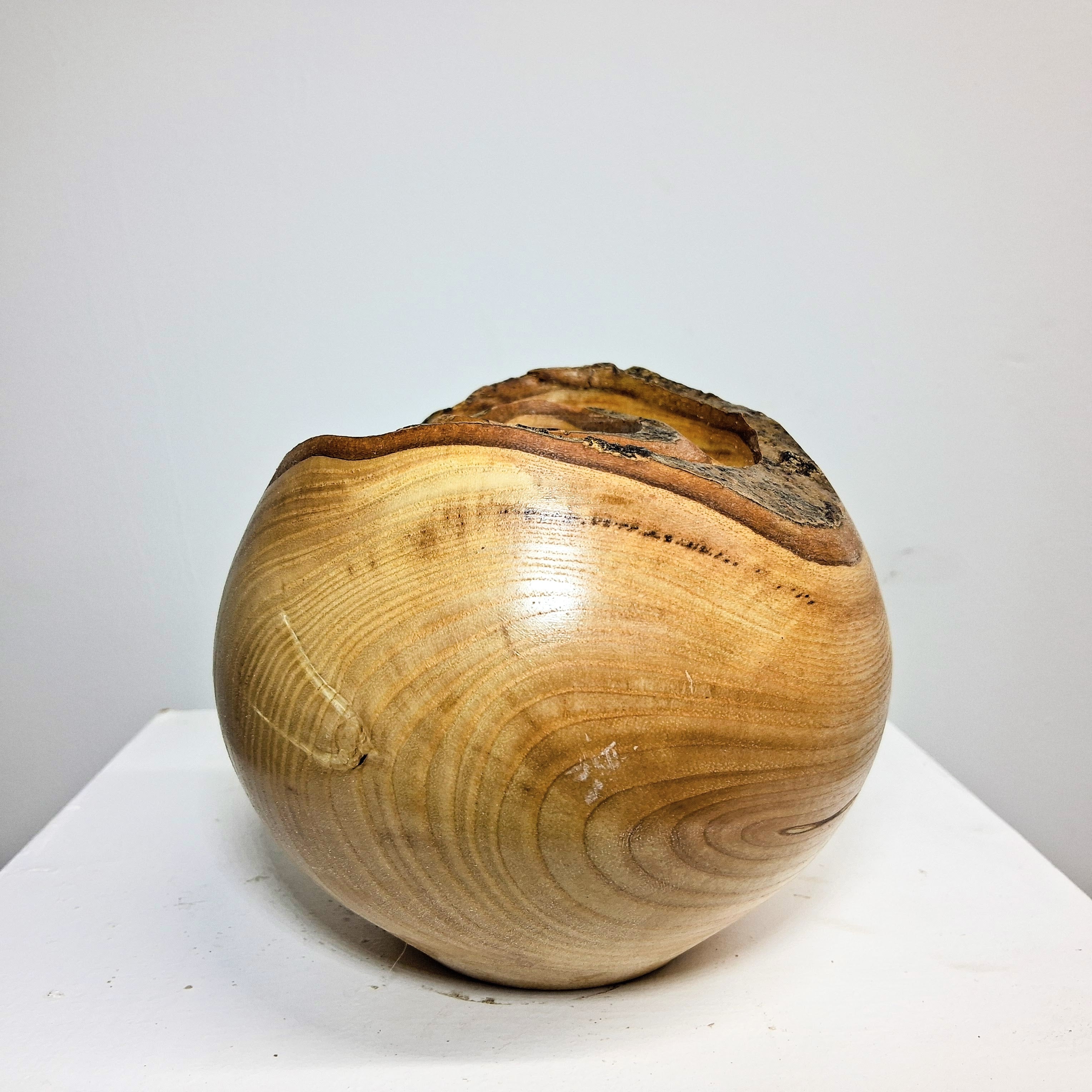 Olive Ash Hollow Form Pot