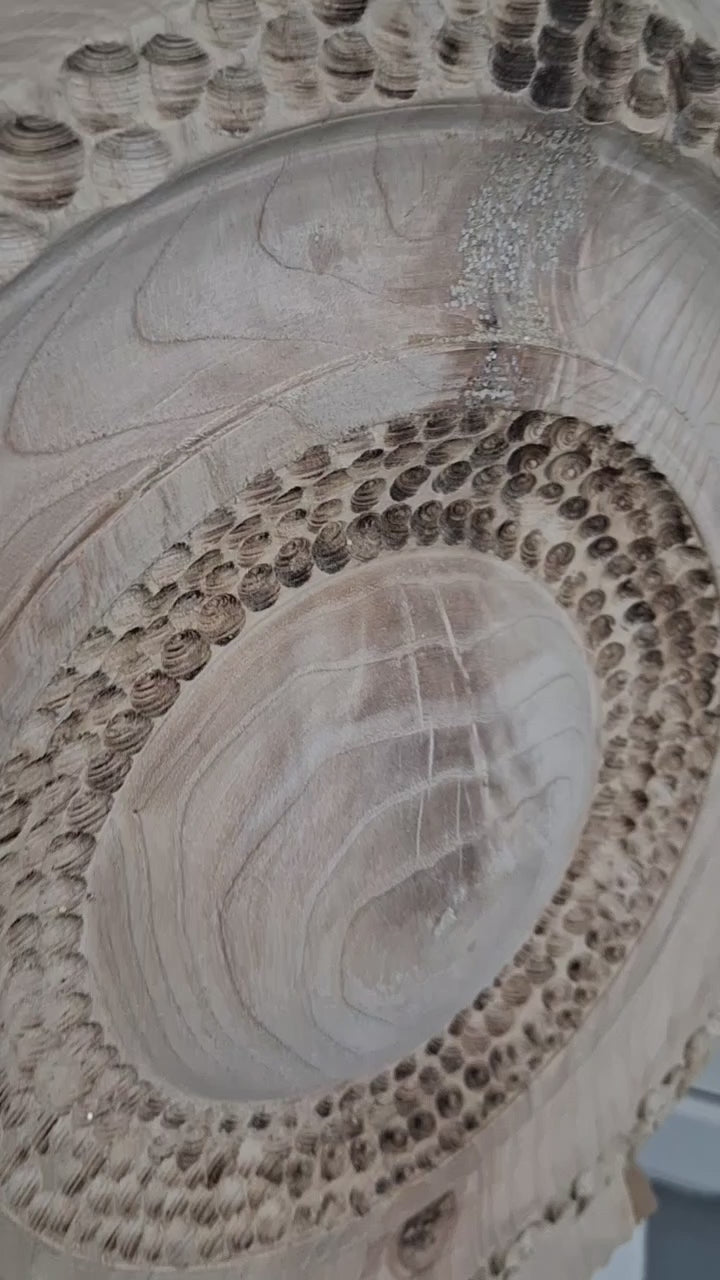 Carved Sculpture in Native Ash